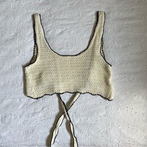 Crochet crop top
